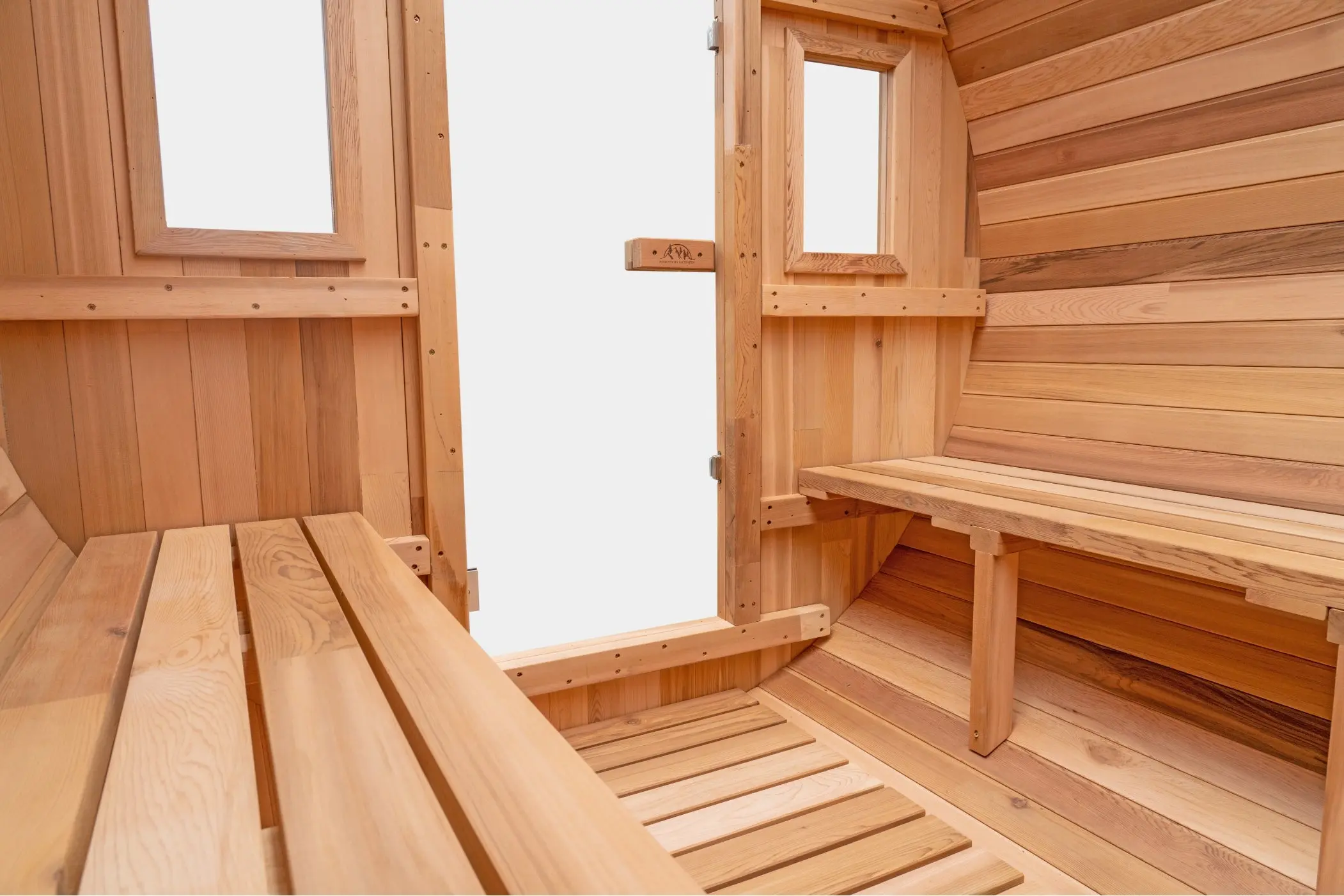 10 FT Red Cedar Barrel Sauna with Porch - 6-8 Person - Image 15