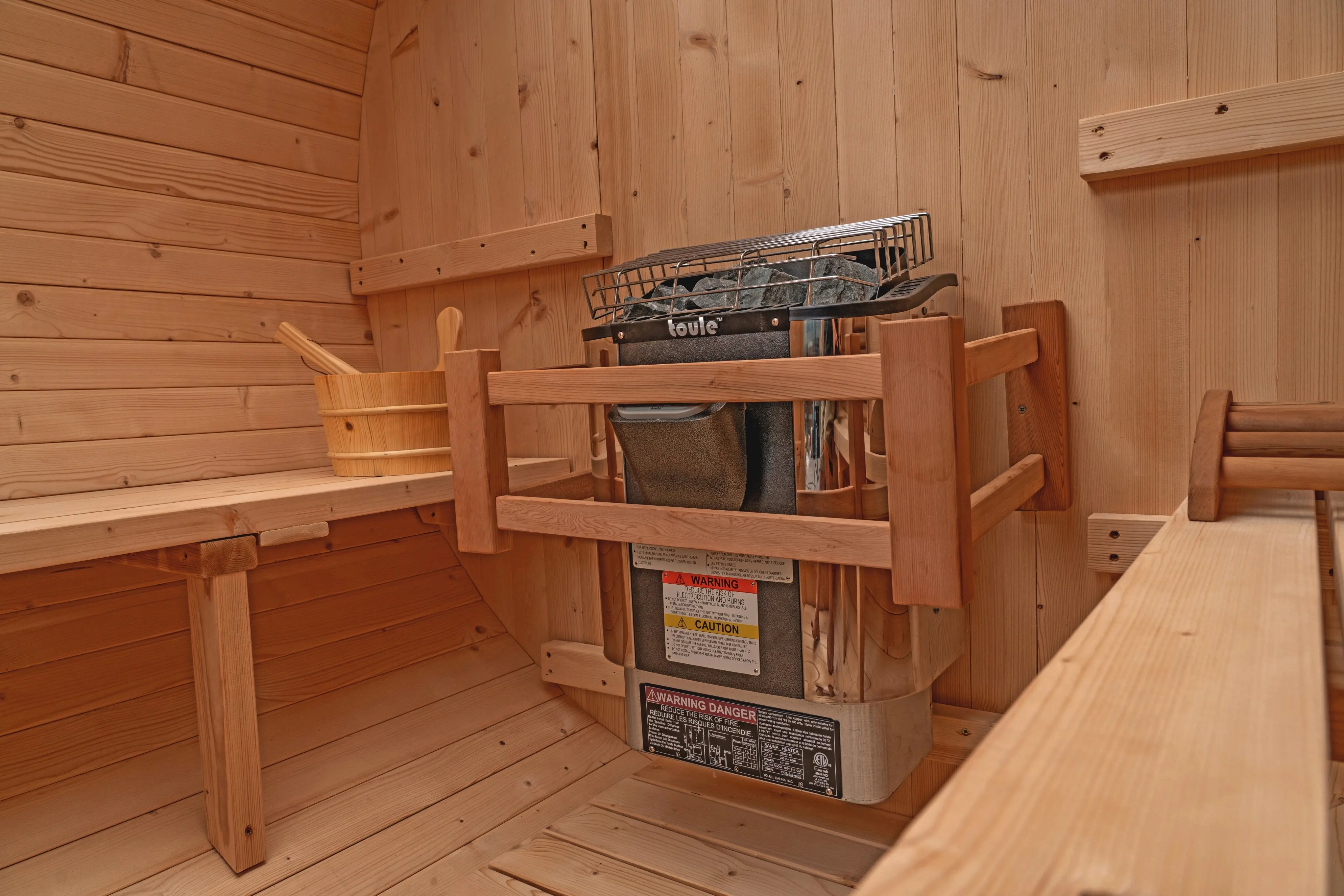 6 FT Classic Thermowood Barrel Sauna  - 4-6 Person - Image 27