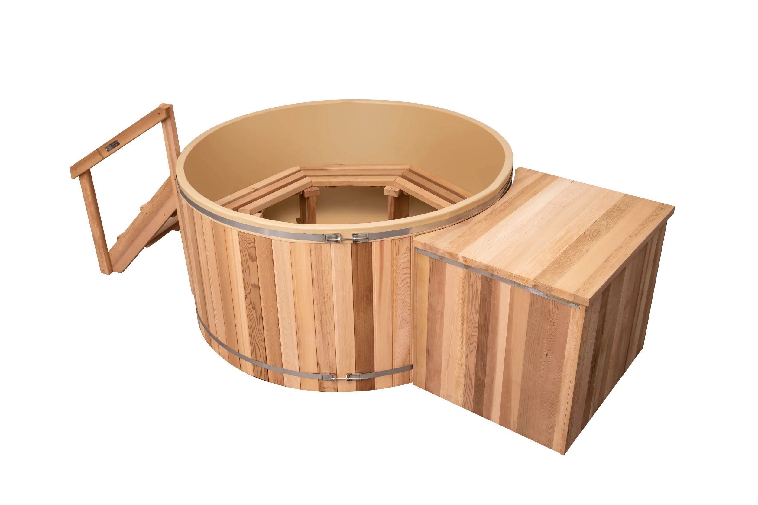 Classic Cedar Hot Tub - Electric  Heater  6'W X 4'H (6 Person Deep) - Image 5