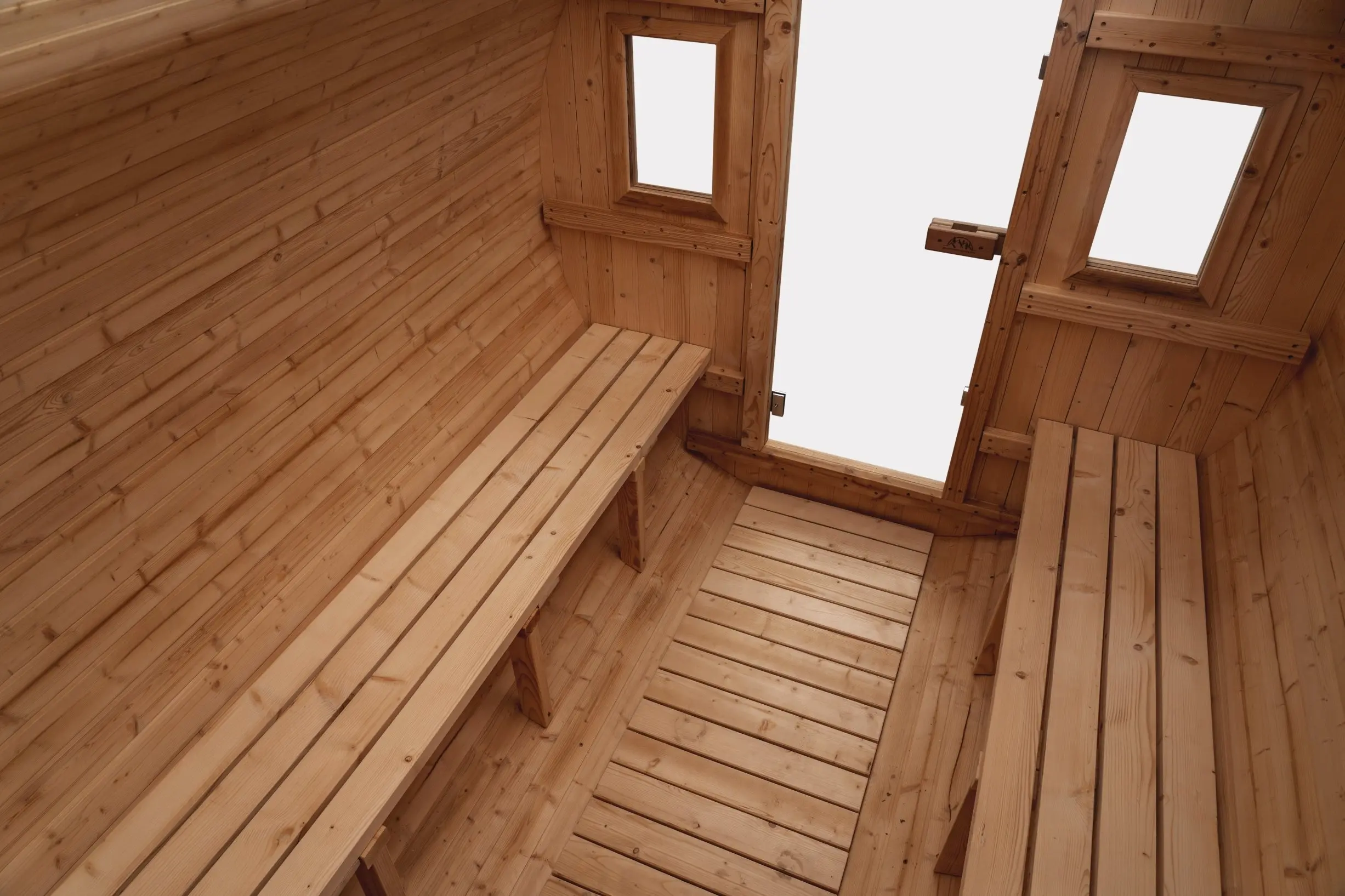 8 FT Classic Thermowood Barrel Sauna  - 6-8 Person - Image 10