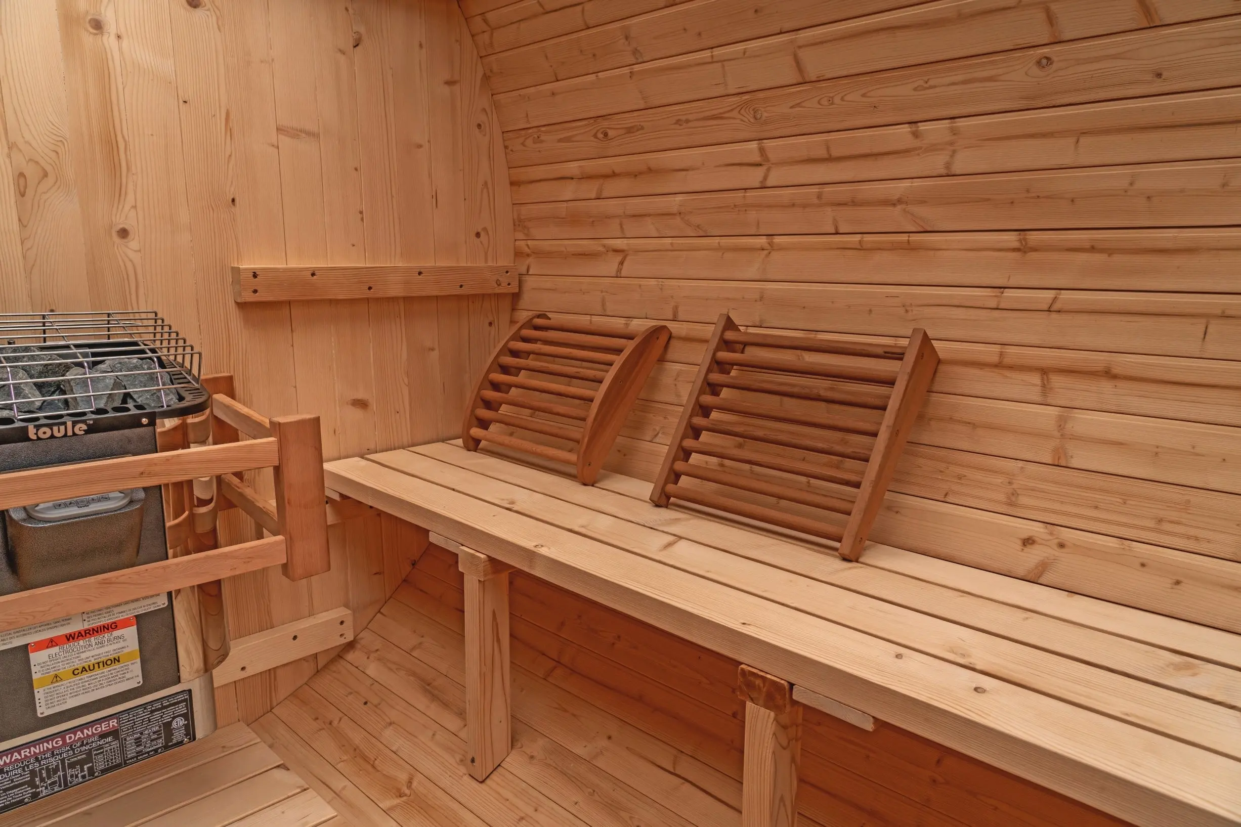 8 FT Classic Thermowood Barrel Sauna  - 6-8 Person - Image 13
