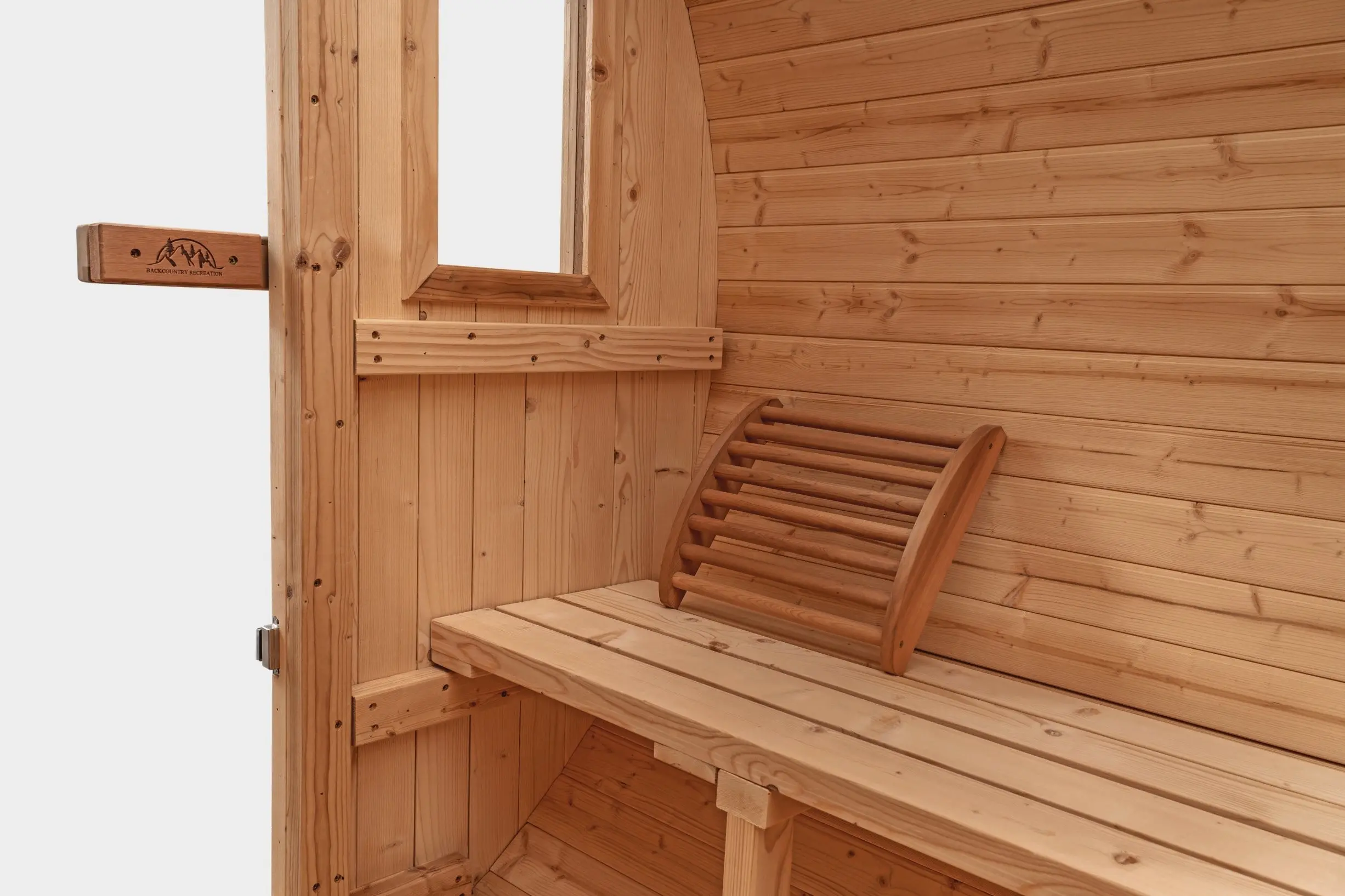 8 FT Classic Thermowood Barrel Sauna  - 6-8 Person - Image 16