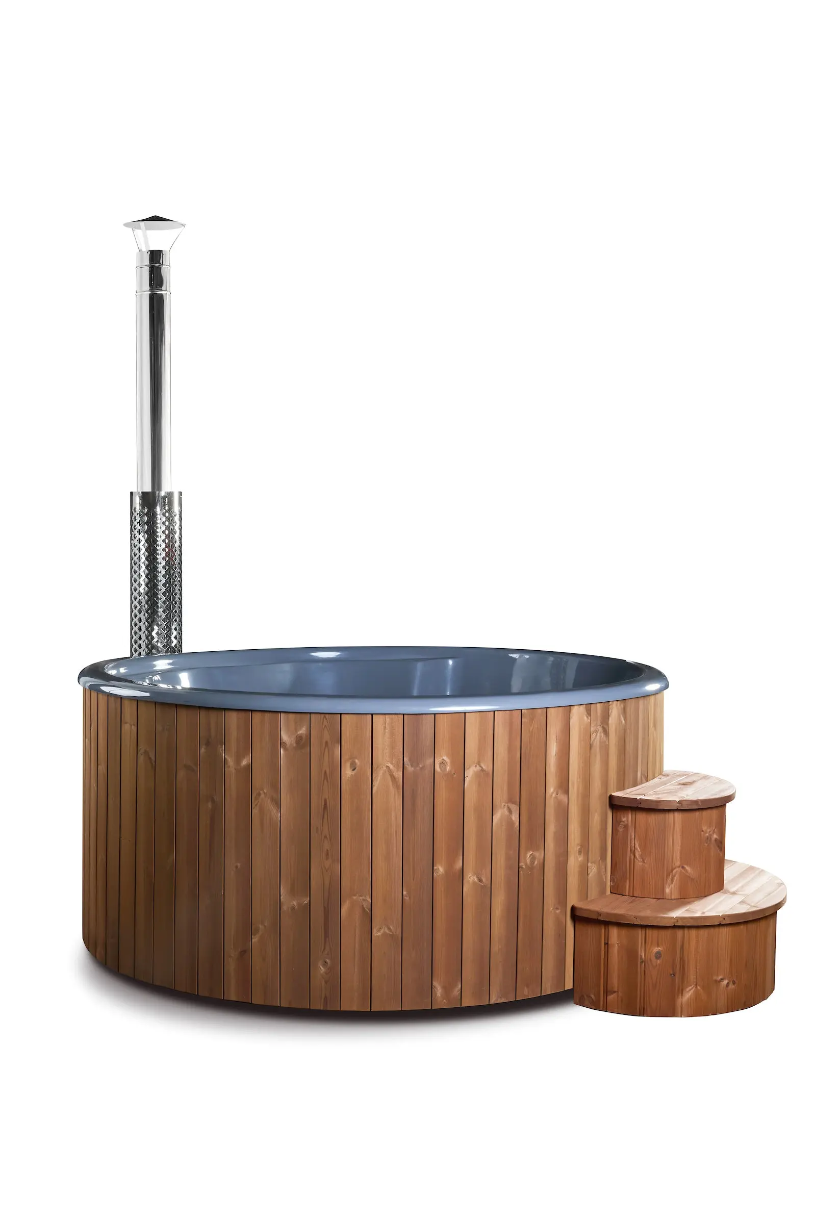 Deluxe Wood Fired Hot Tub With Liner - Image 10